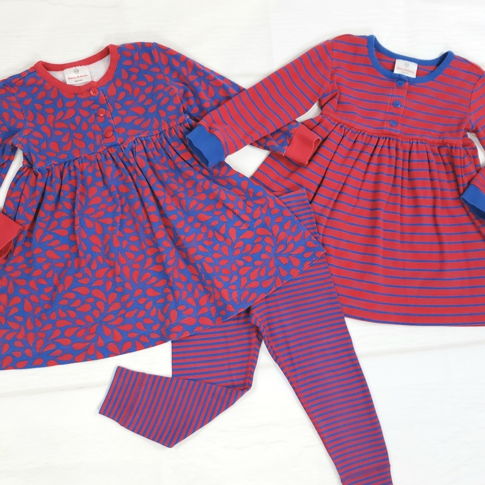 Hanna Andersson Dresses Pants Set 100 Red Blue